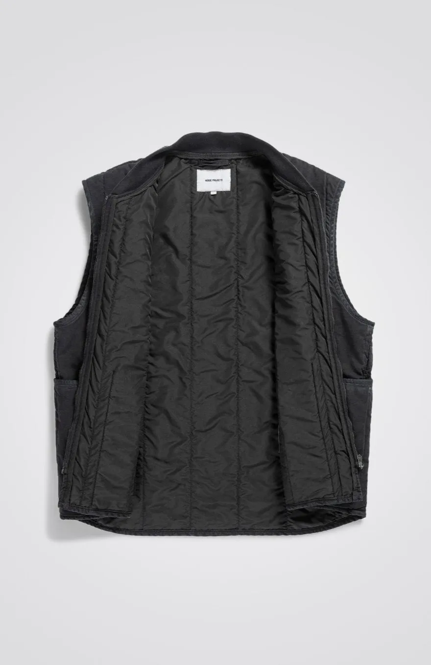 Norse Projects - Peter Canvas Vest - Black