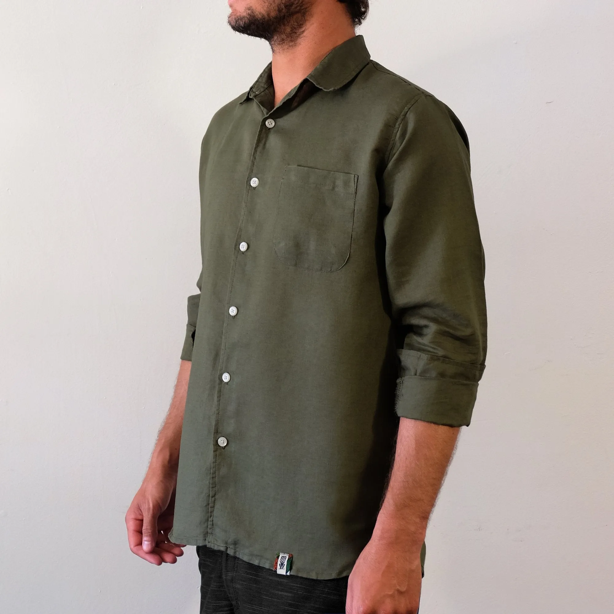 Olive Long Sleeve Shirt