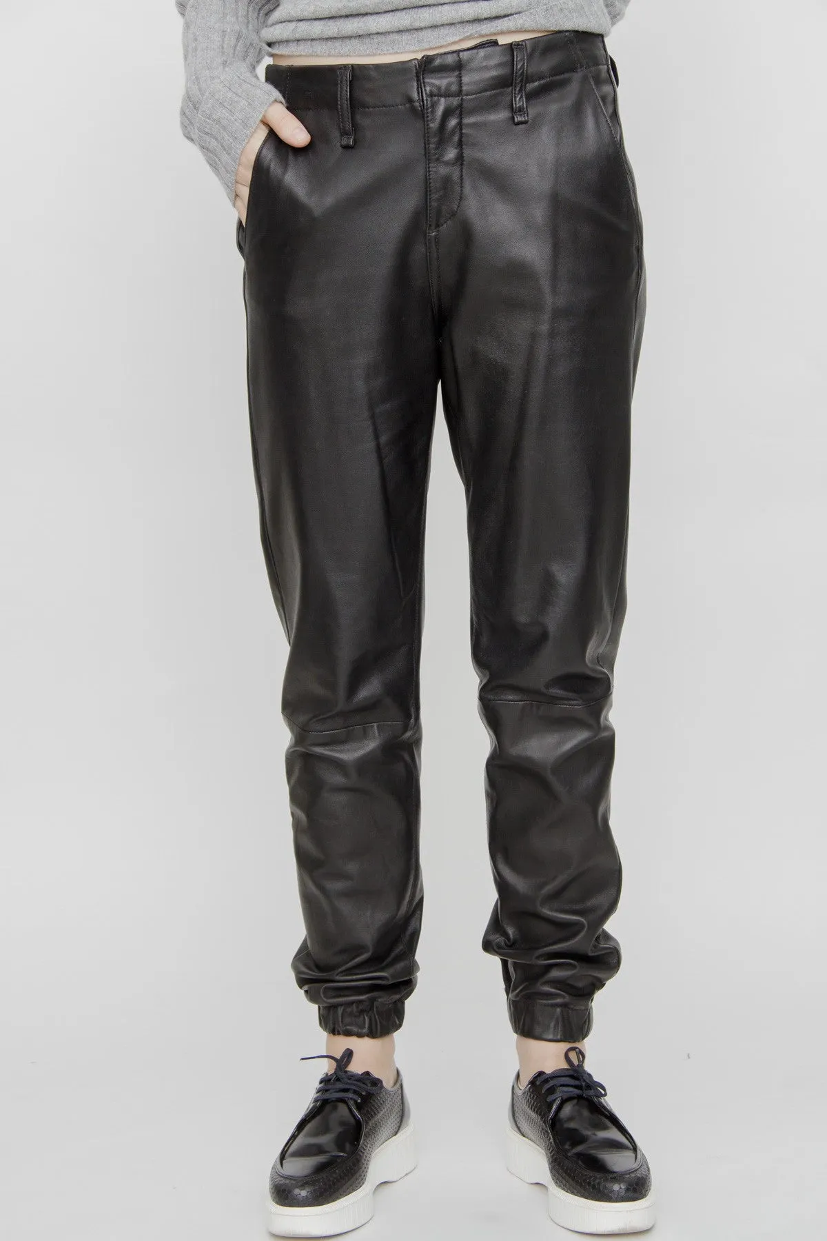 PAJAMA LEATHER PANTS