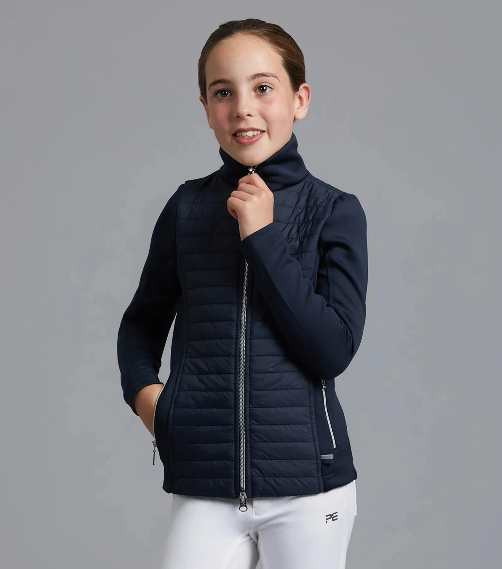 PE Mini Elena Girls Hybrid Riding Jacket