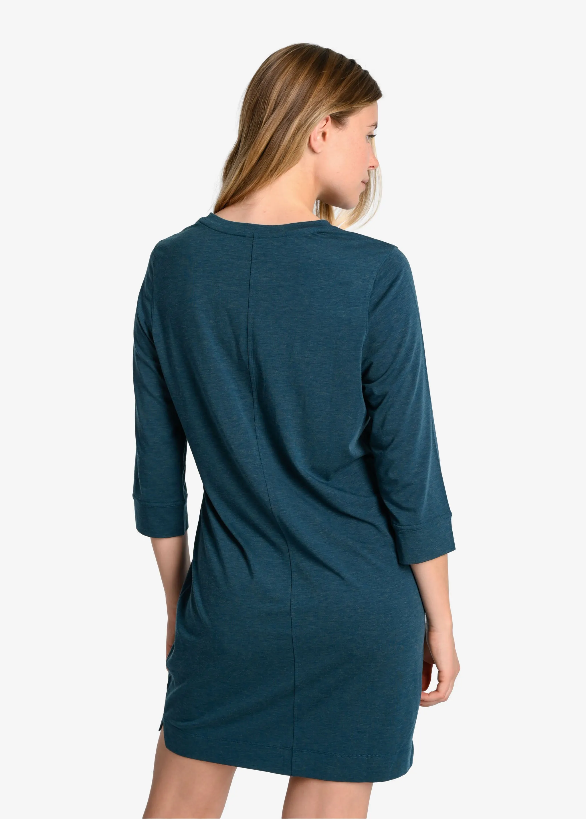 Performance Wool 3/4 Sleeve Dress