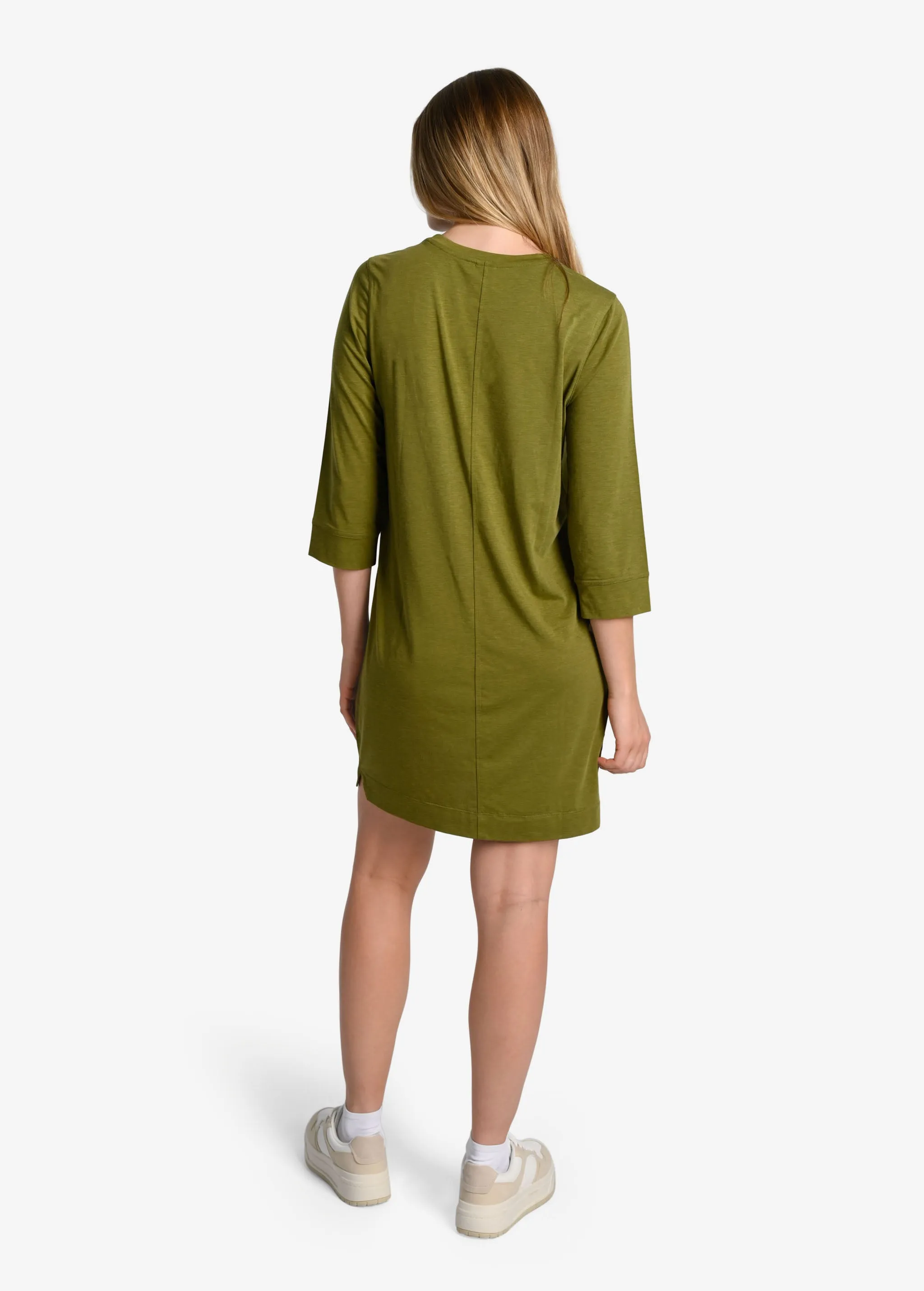 Performance Wool 3/4 Sleeve Dress