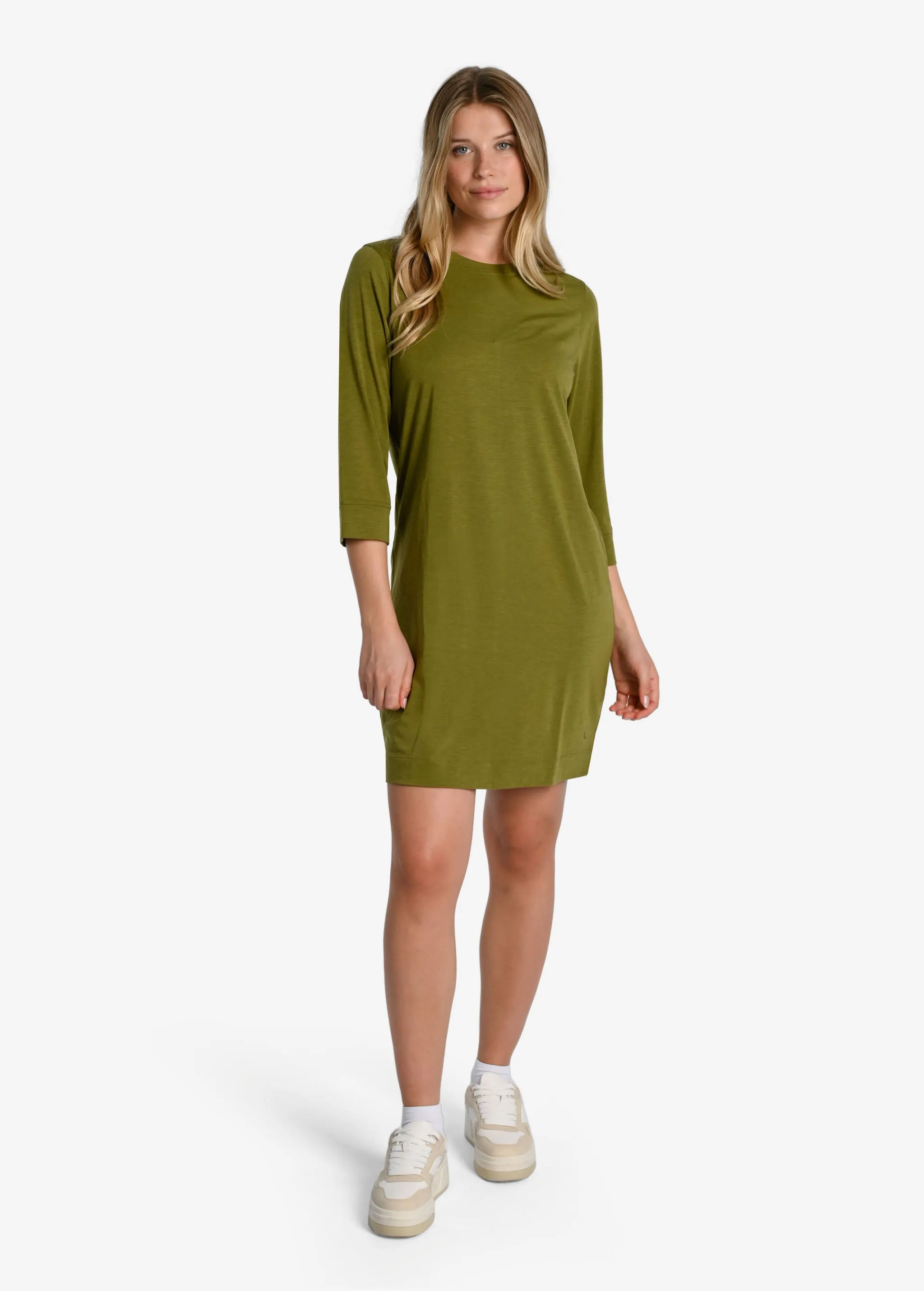 Performance Wool 3/4 Sleeve Dress