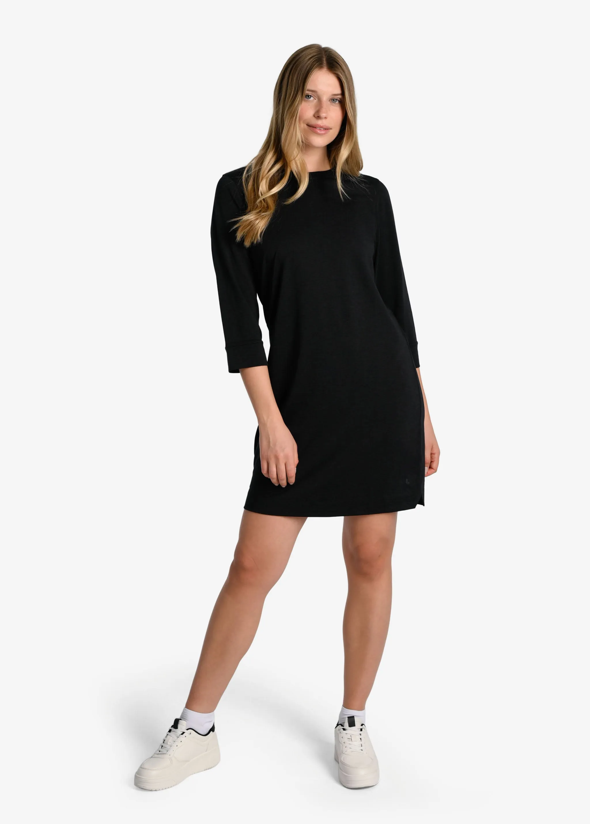 Performance Wool 3/4 Sleeve Dress