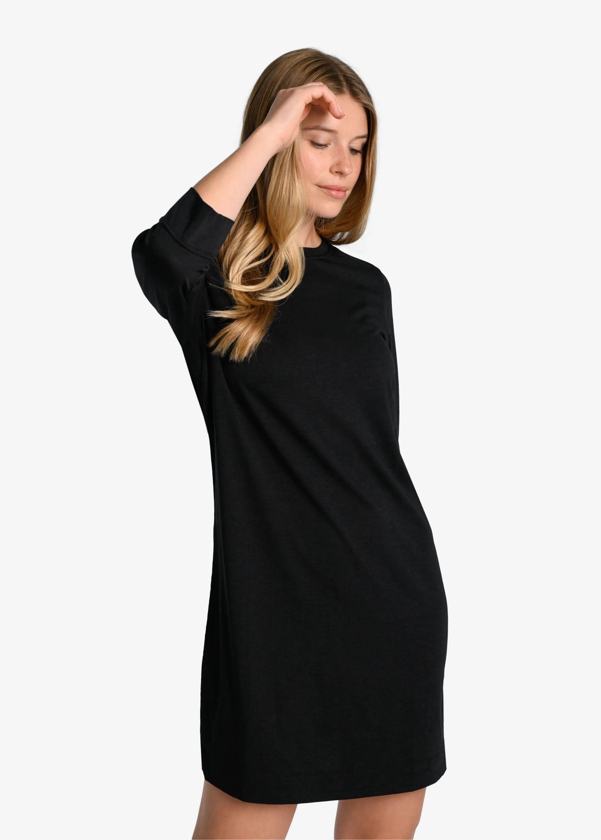 Performance Wool 3/4 Sleeve Dress