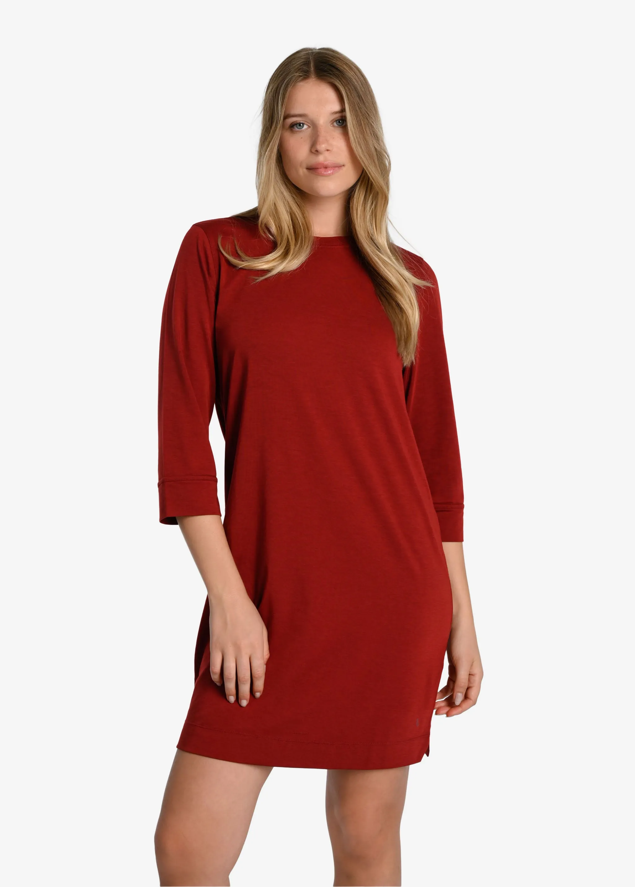 Performance Wool 3/4 Sleeve Dress