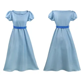 Peter Pan Princess Wendy Cosplay Costume Long Dress Performance Clothes