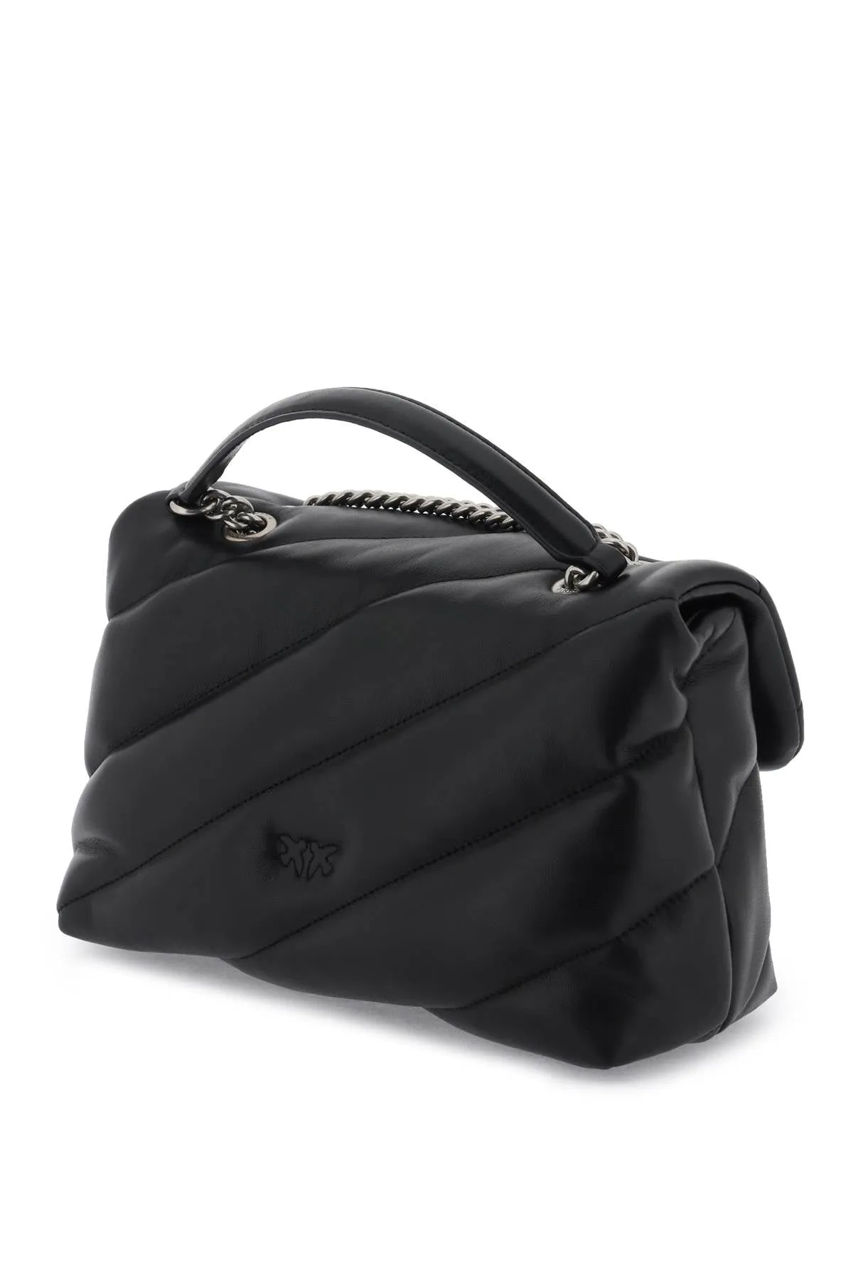 PINKO love classic puff maxi quilt bag