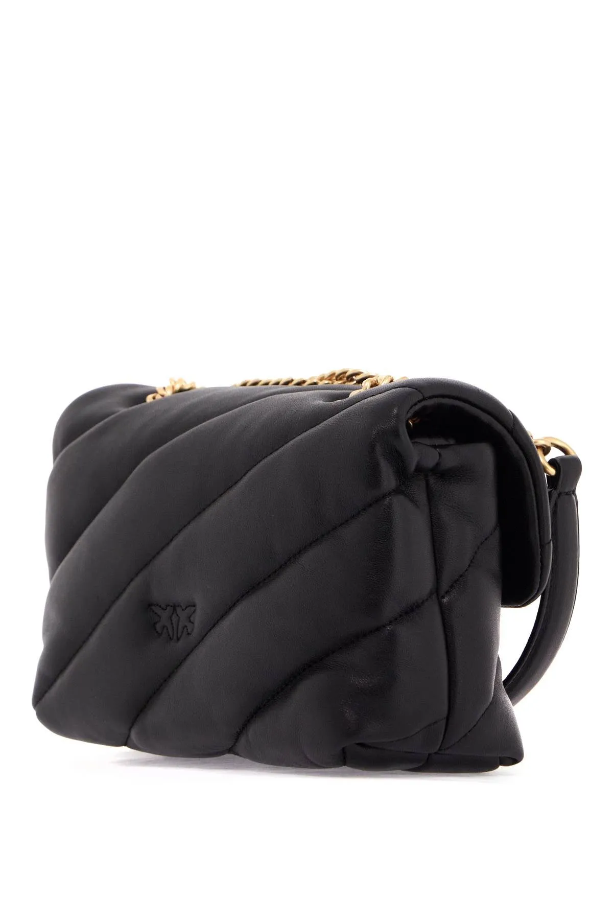 PINKO love mini puff maxi quilt bag