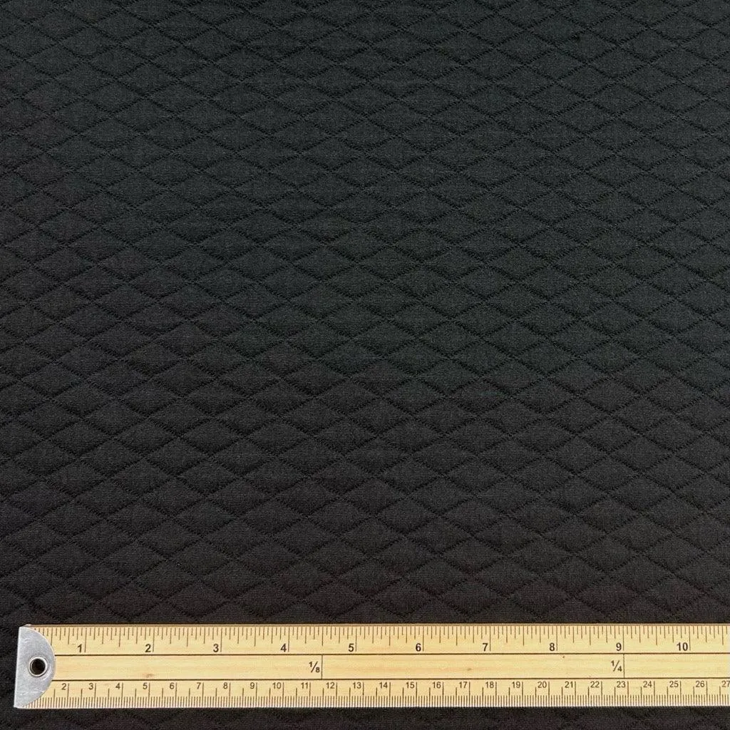 Plain Quilted Jersey Fabric