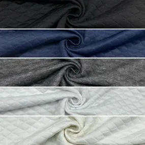 Plain Quilted Jersey Fabric