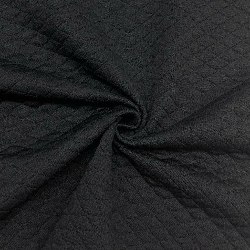 Plain Quilted Jersey Fabric