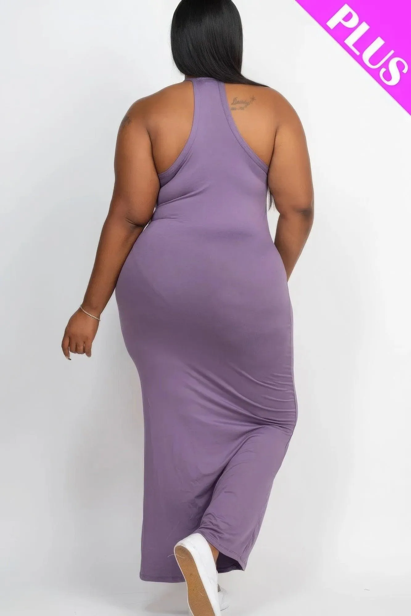 Plus Racer Back Maxi Dress 7 Colors