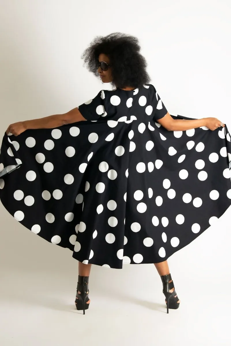 Polka Dots Summer Maxi Dress KOSARA