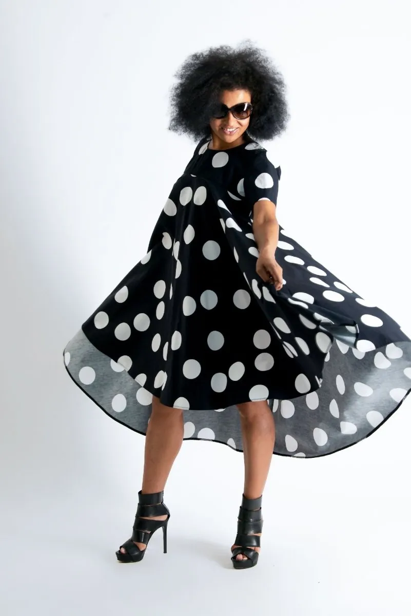 Polka Dots Summer Maxi Dress KOSARA