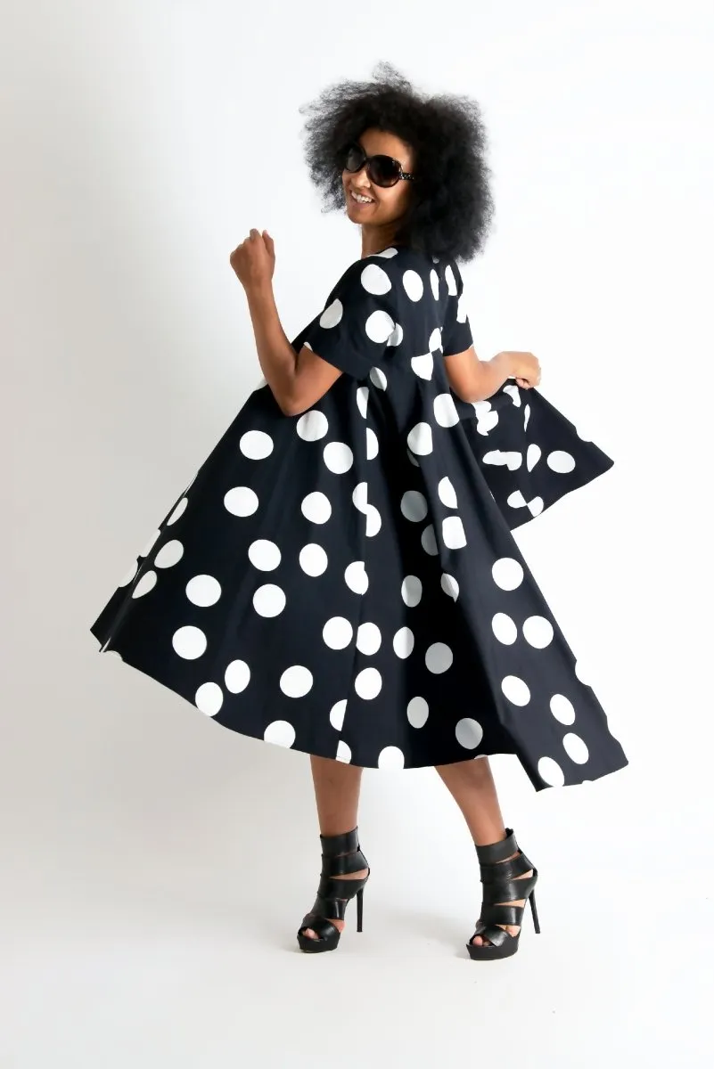 Polka Dots Summer Maxi Dress KOSARA