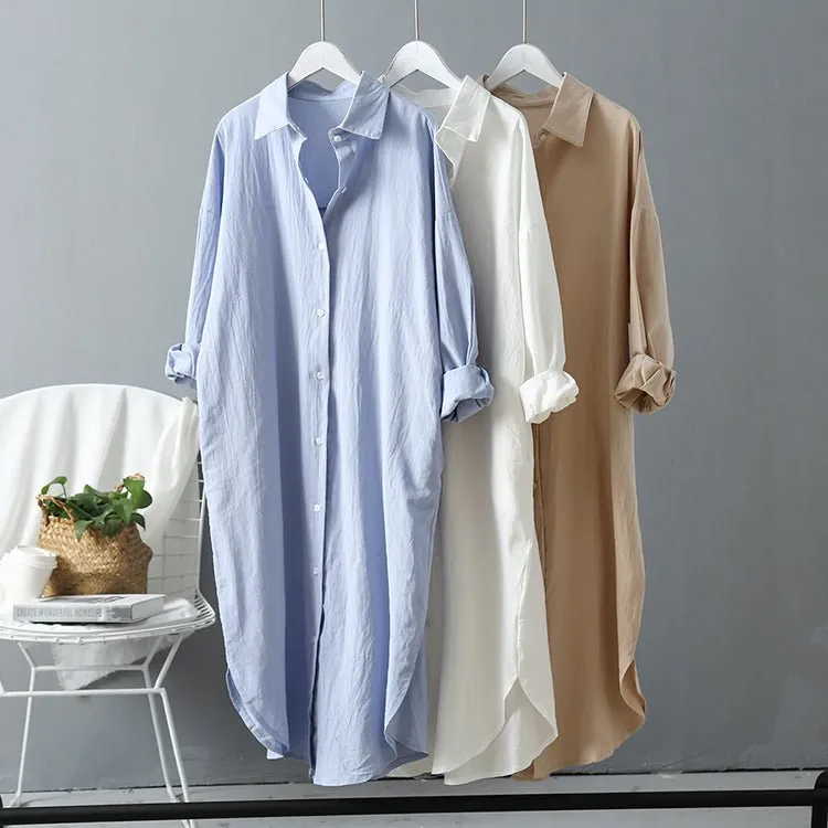 Pre Order:  Oversized Shirt Dress