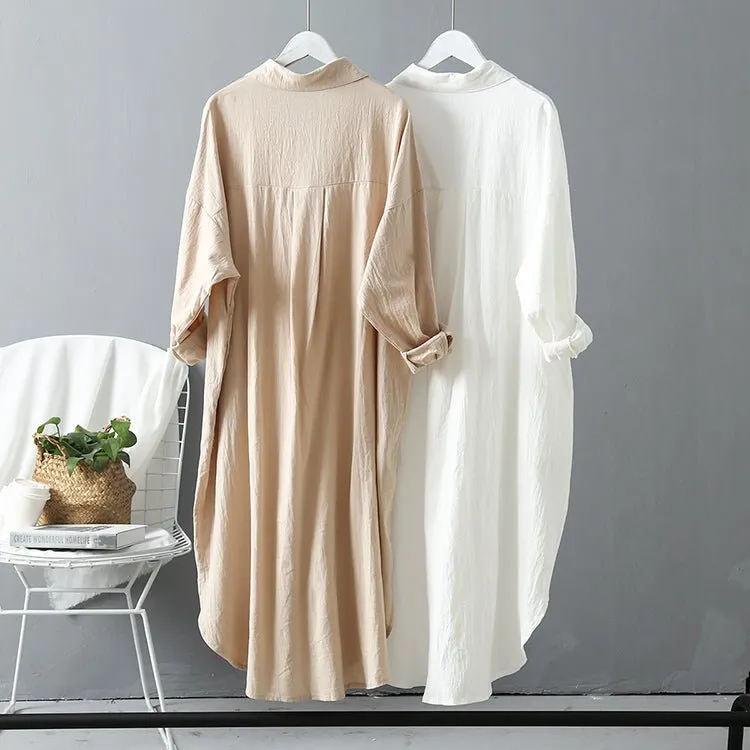 Pre Order:  Oversized Shirt Dress