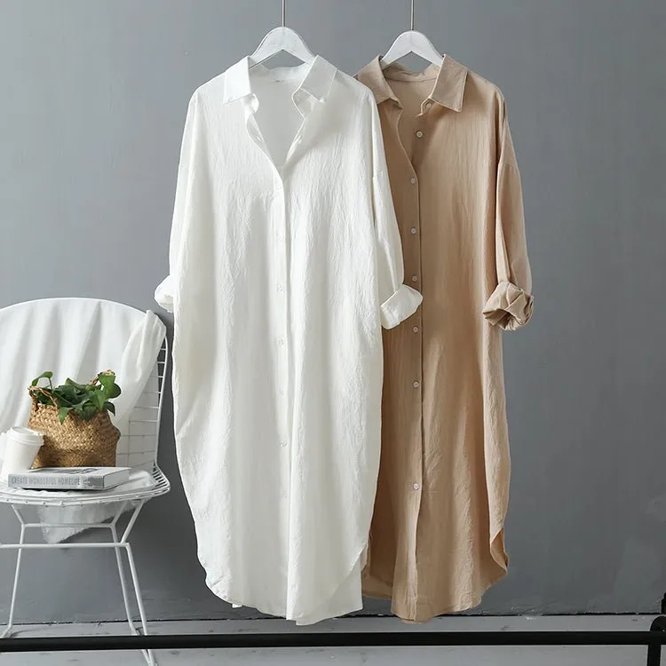 Pre Order:  Oversized Shirt Dress