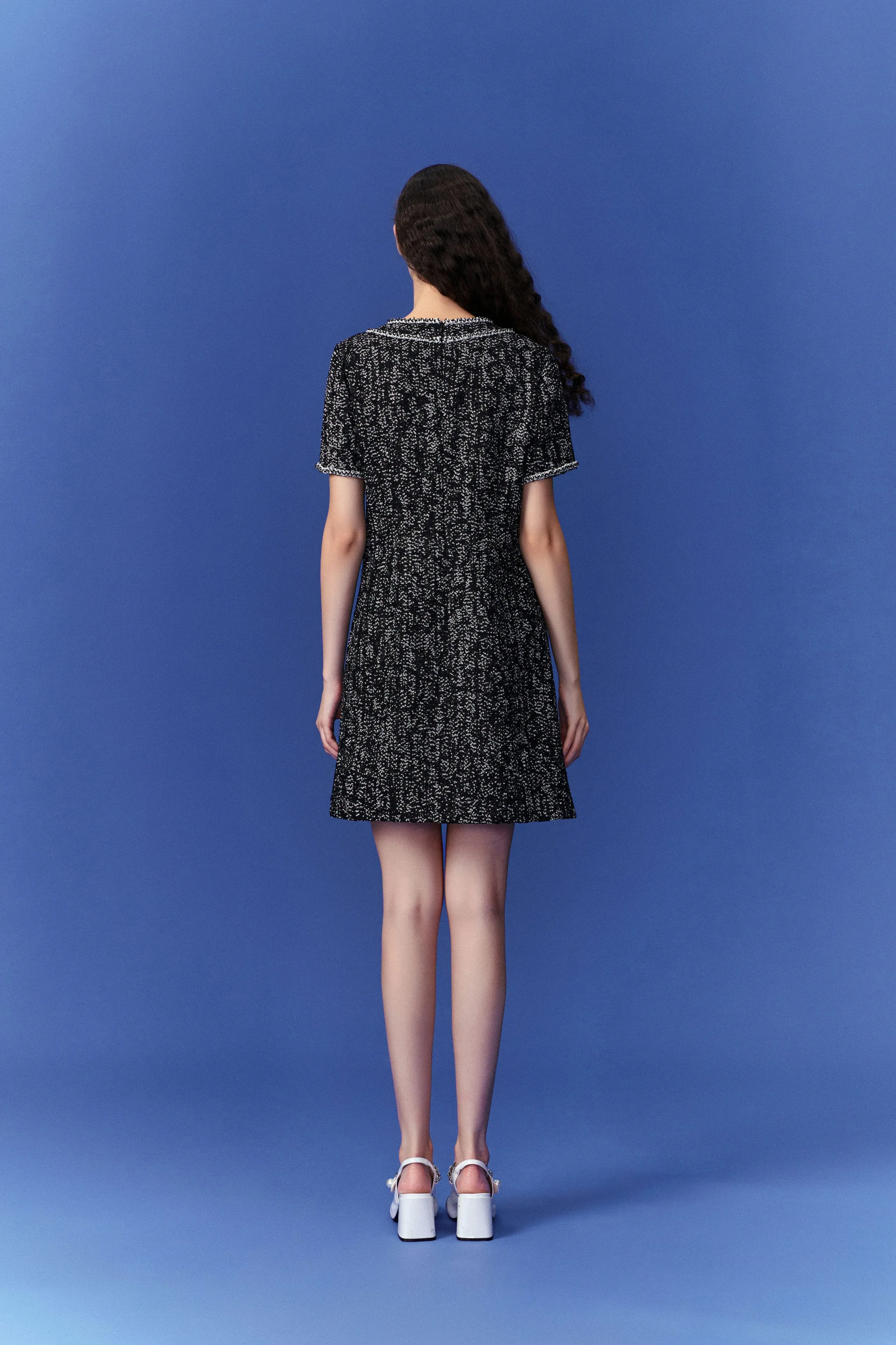 Prestige Patch-pocket Tweed Dress