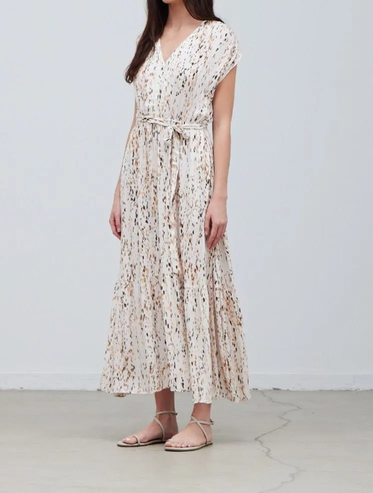 Printed Tiered Maxi Dress