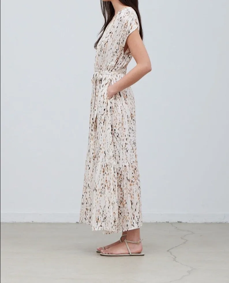 Printed Tiered Maxi Dress