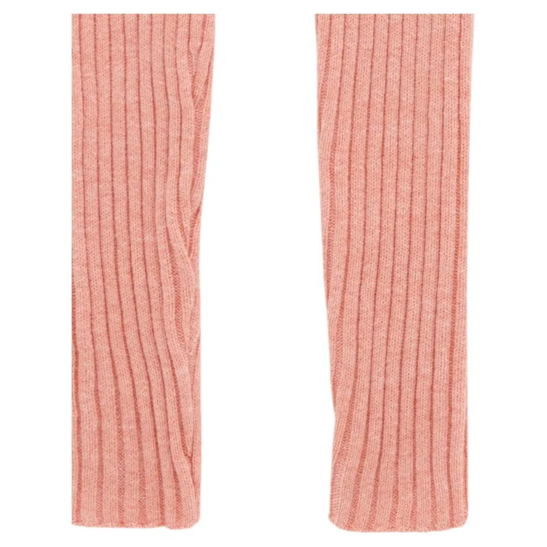 Purebaby Rib Knit Leggings - Nectarine Melange