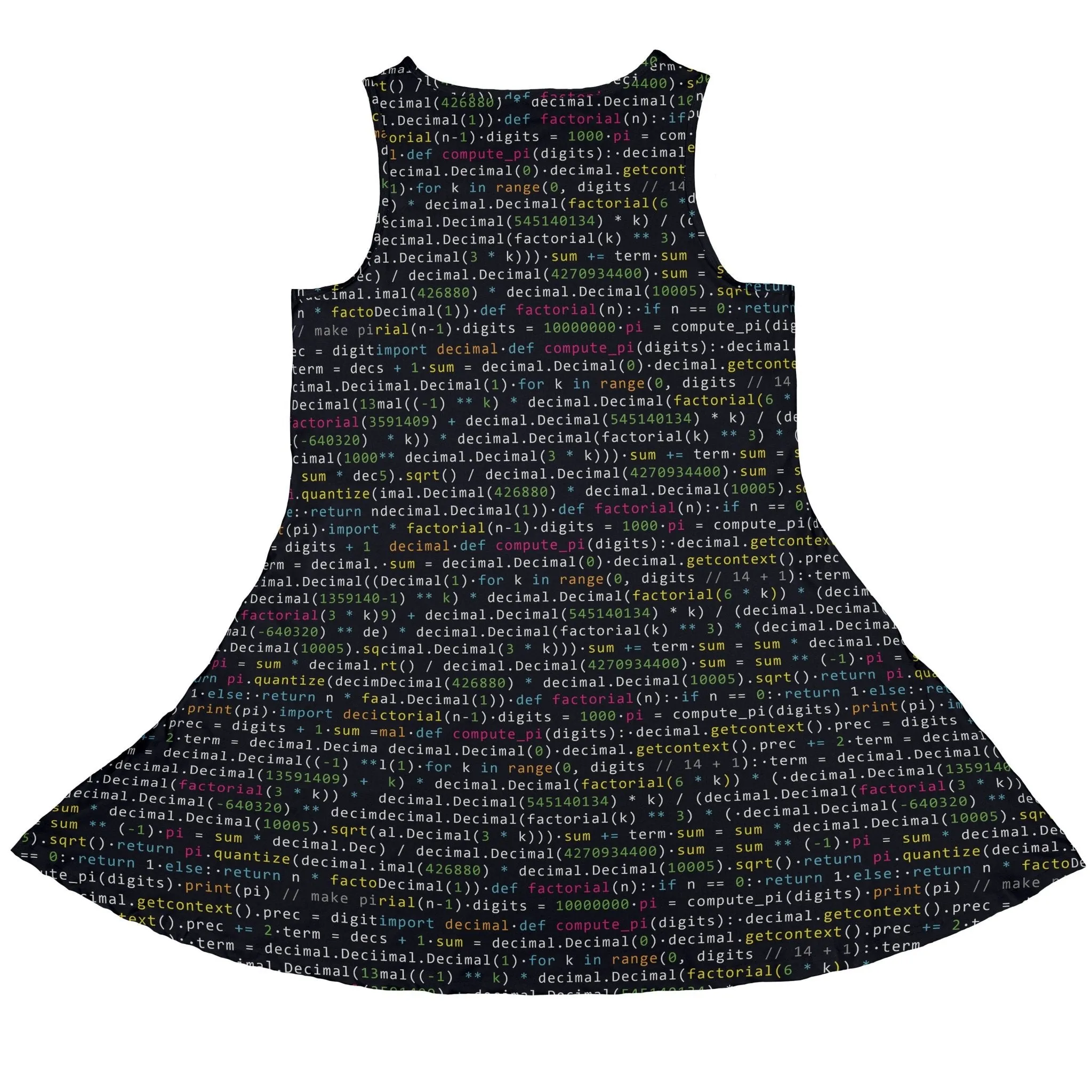 Python Pi Dress