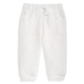 Quilted Jersey Jogger -- Ivory