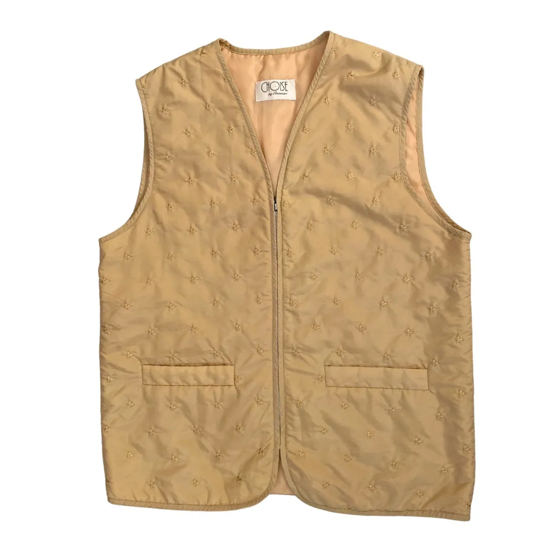 Quilted Lightweight Waistcoat Camel SIZE 16