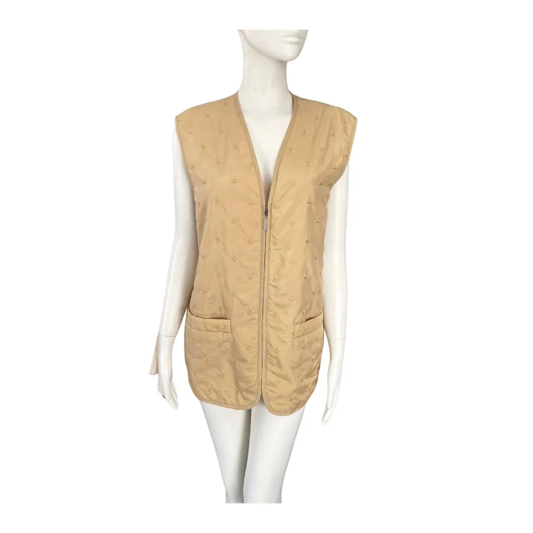 Quilted Lightweight Waistcoat Camel SIZE 16