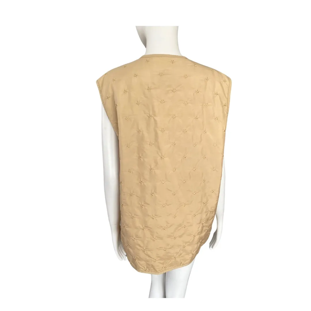 Quilted Lightweight Waistcoat Camel SIZE 16