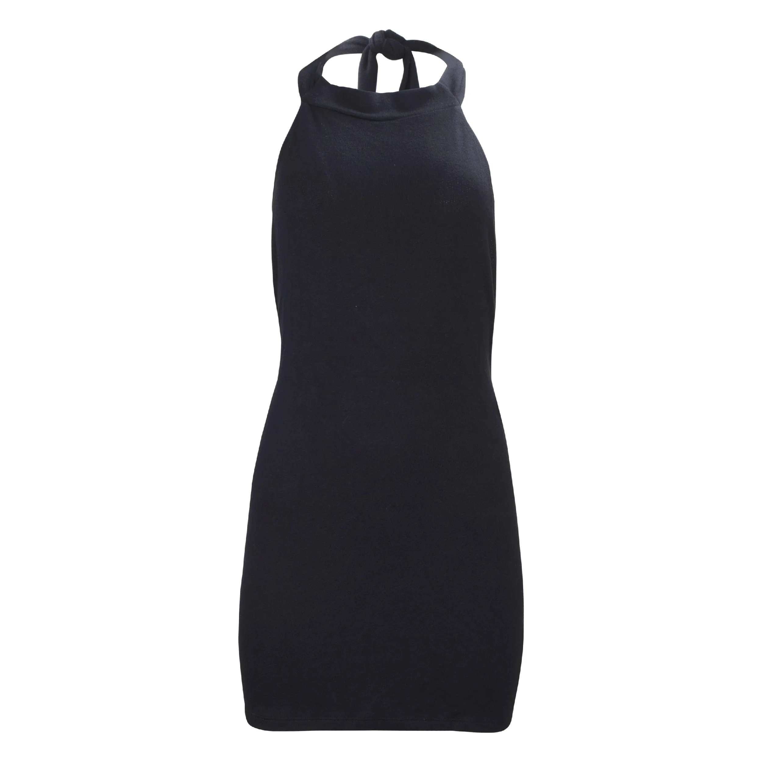 Regan Halter Modal Dress - Black