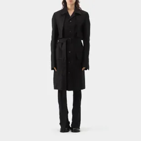 Rick Owens Babel Narrow Trench Coat