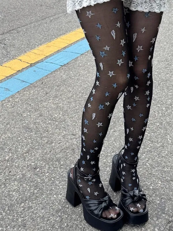 Romantic stars tights