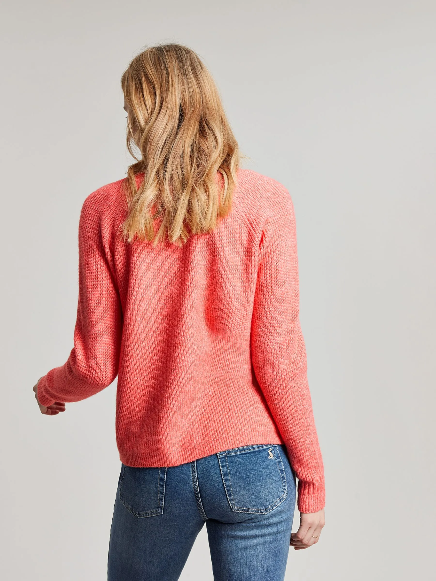 Rosy Reversible Cardigan - Orange