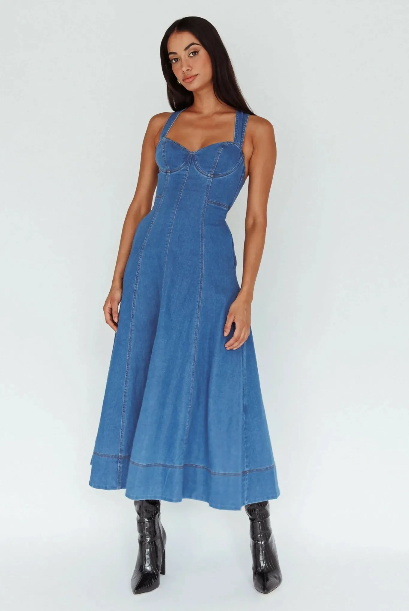 Runway Scout Ellora Denim Dress