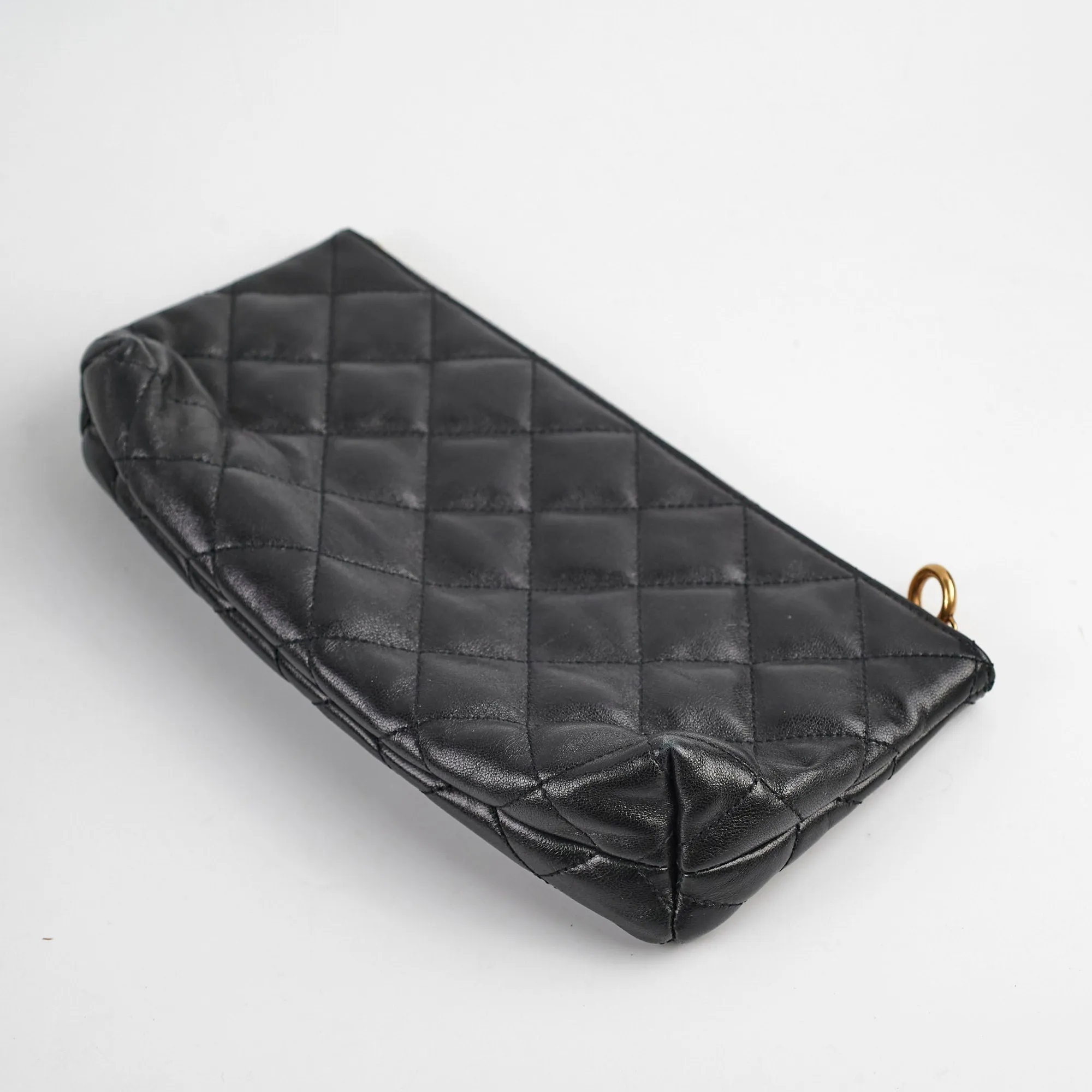 Saint Laurent Maxi Shopping Bag Quilted Lambskin Black