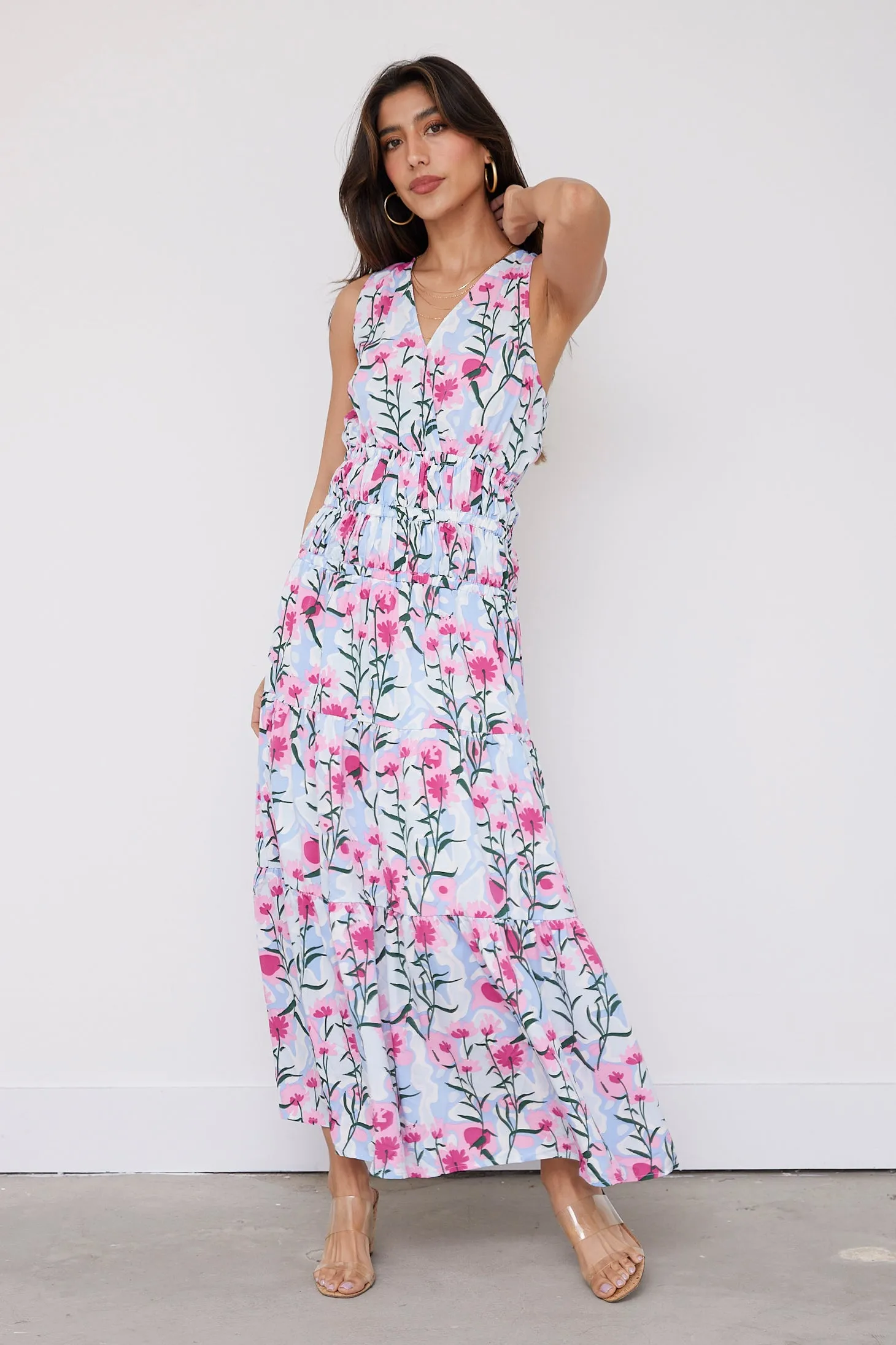 SALE - Sydney Floral Print Maxi Dress