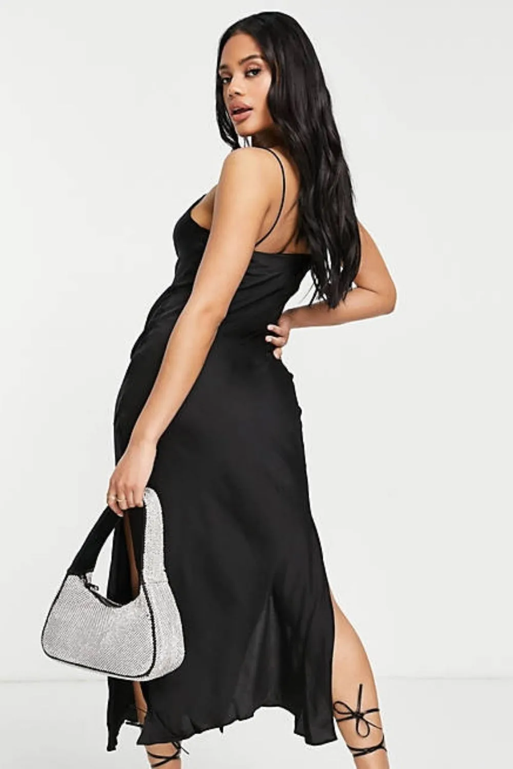 Saturday Night Black Maxi Dress