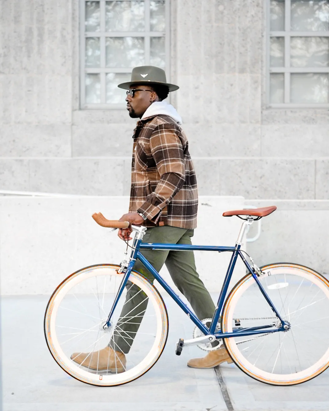 SG Quilted Shirt Jacket - Brown Plaid