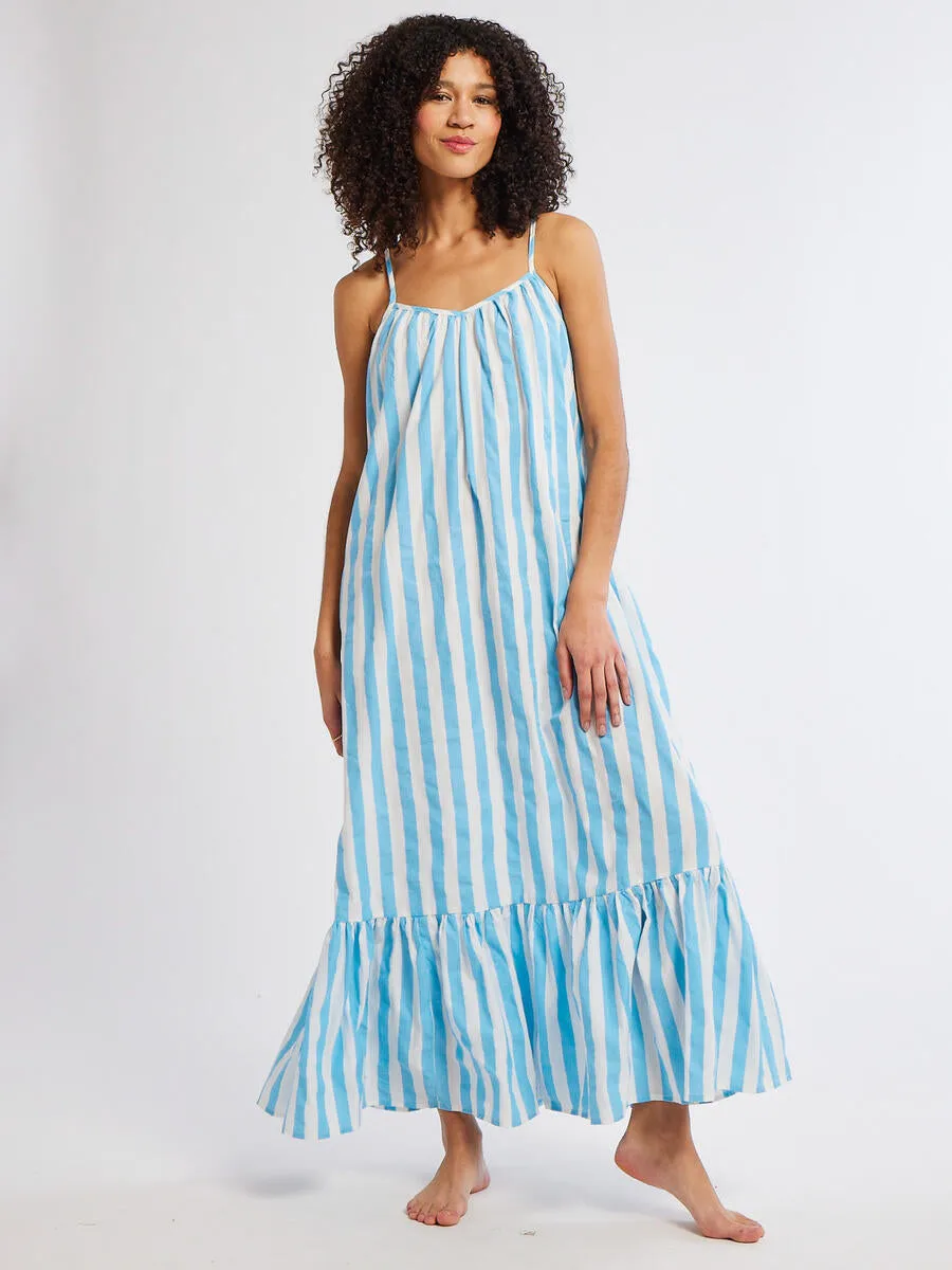 Sienna Maxi Dress - Atoll Stripe