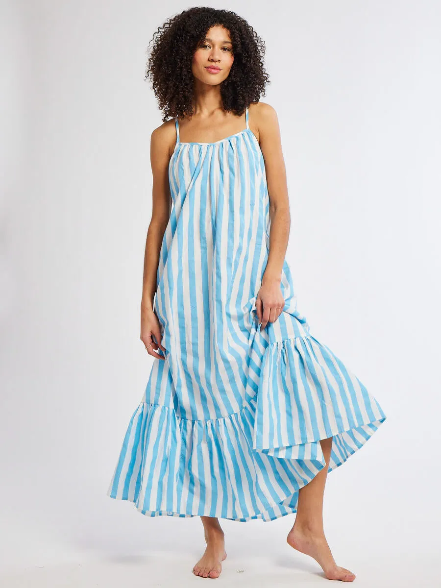 Sienna Maxi Dress - Atoll Stripe