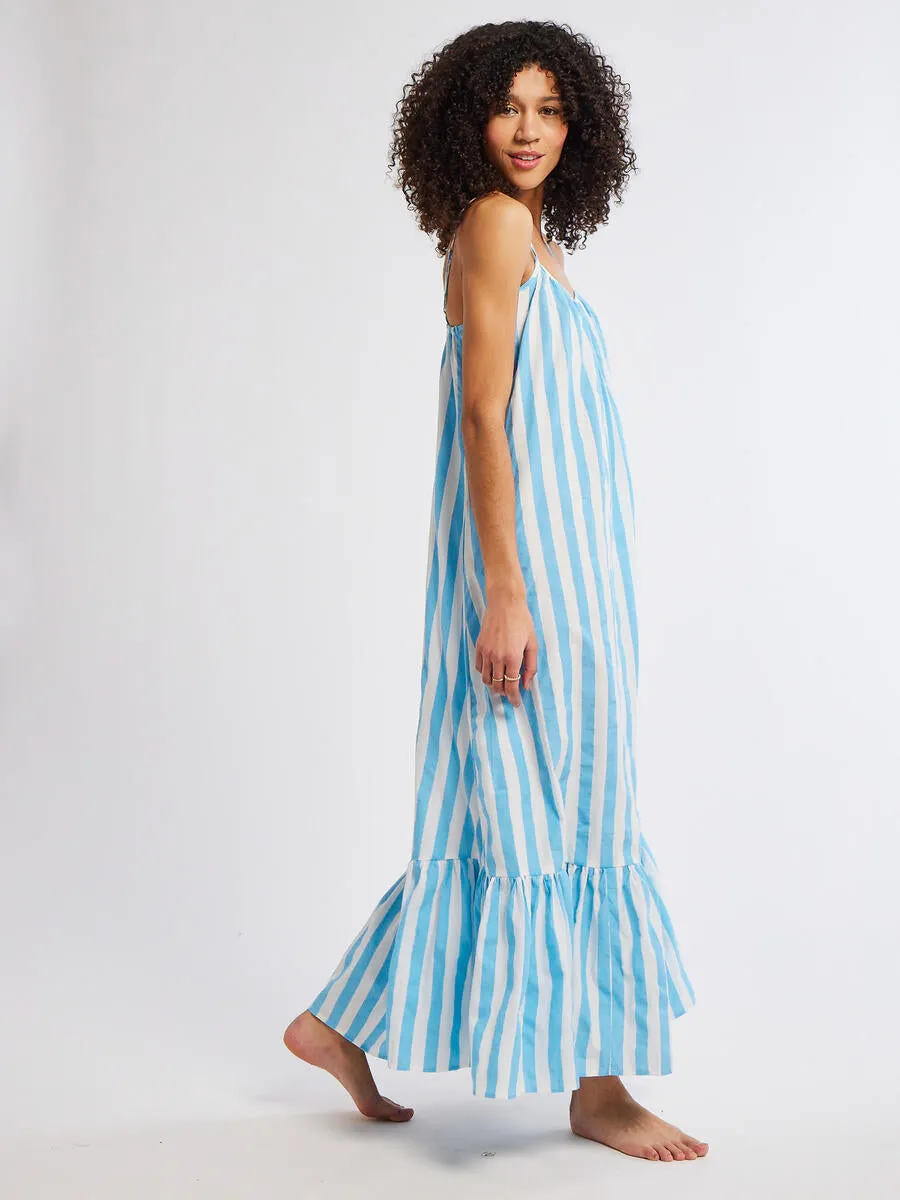 Sienna Maxi Dress - Atoll Stripe