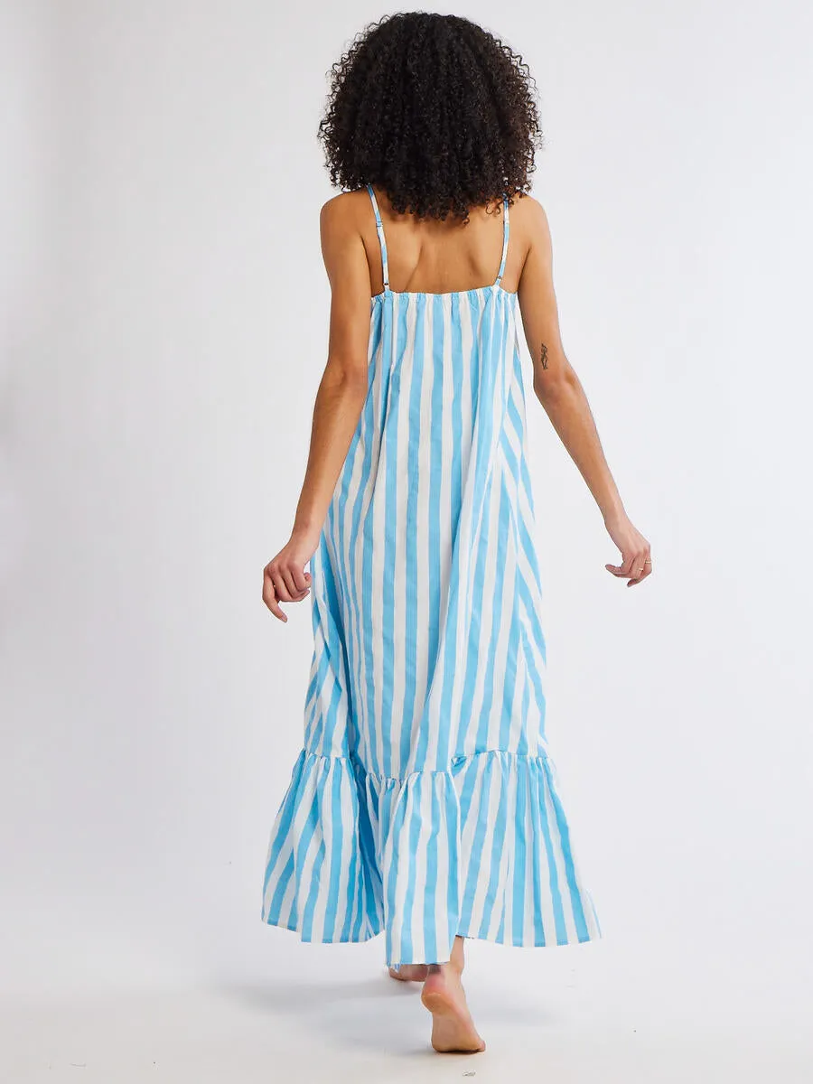 Sienna Maxi Dress - Atoll Stripe