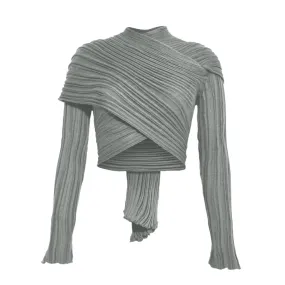 Steel | Wrap Cardigan