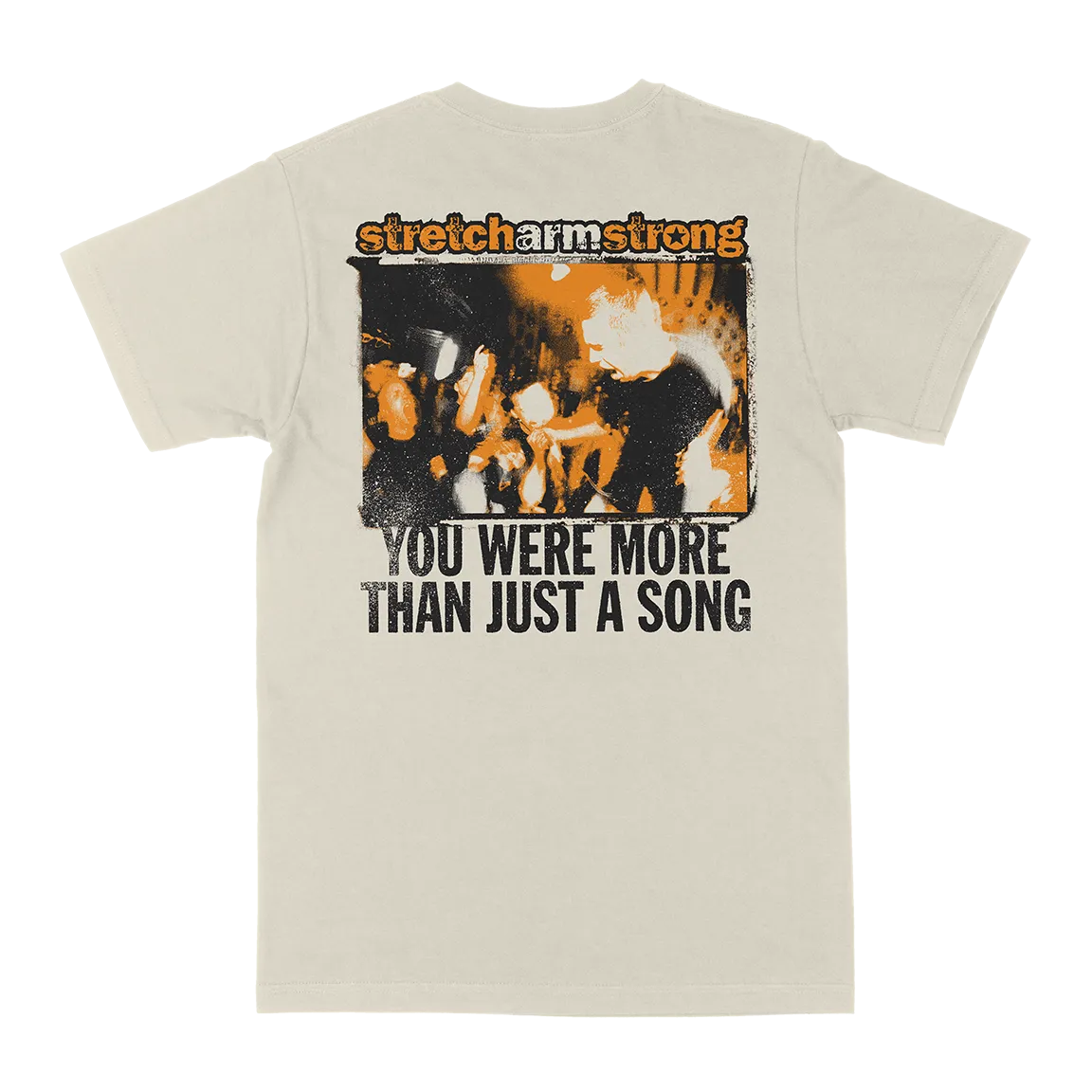 Stretch Arm Strong "For The Record" Natural T-Shirt