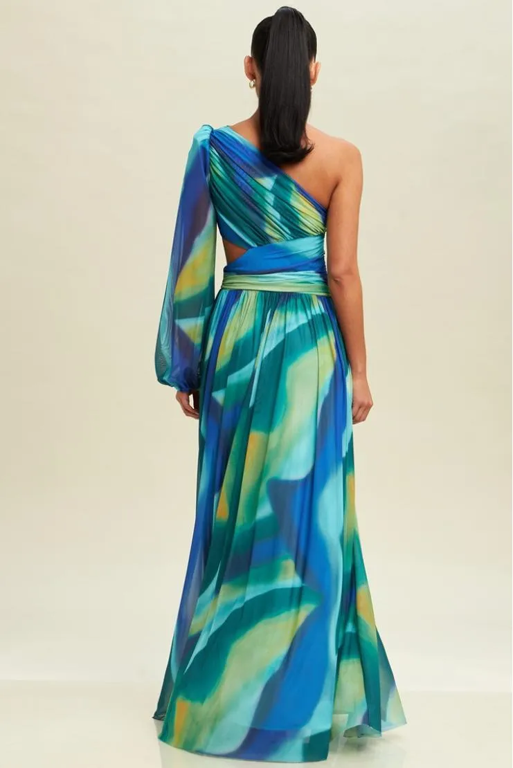 Tais Maxi Dress - Malibu Emerald