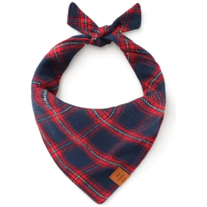 The Foggy Dog - Kingston Plaid Flannel Bandana