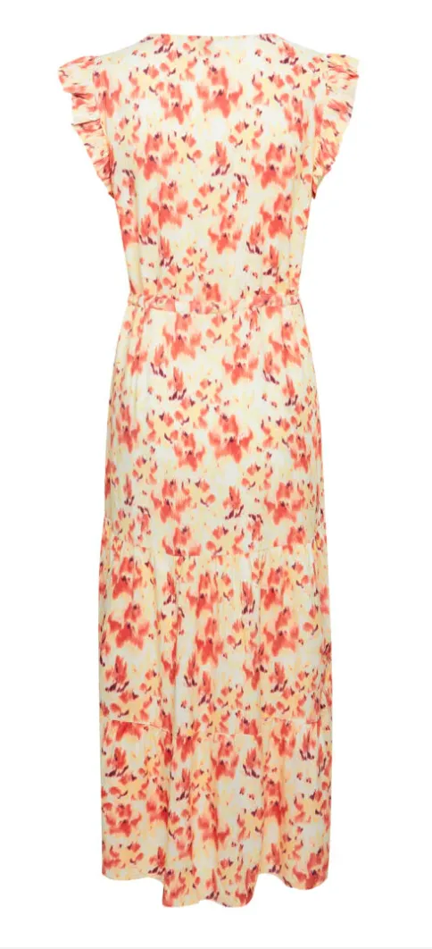 The Joella Frill Dress - Floral Mix - PLUS